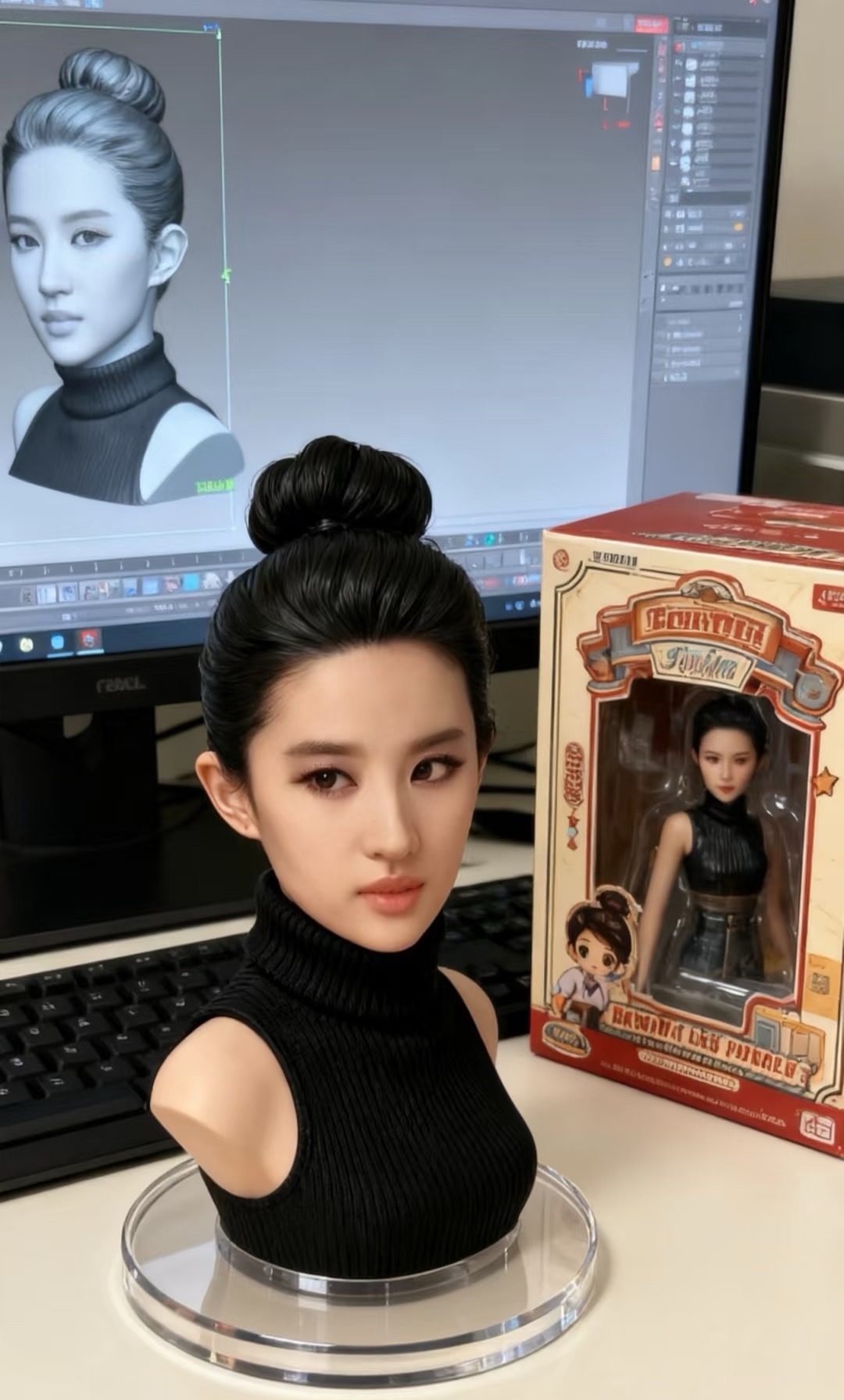 这个建模是不是最接近刘亦菲真人 ​​​