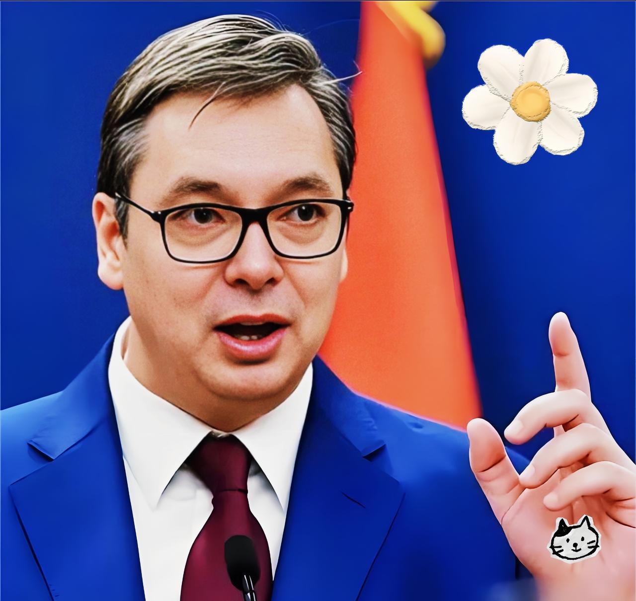 就在刚刚！

塞尔维亚总统武契奇宣布了

10月12日武契奇说：美国希望
塞尔维