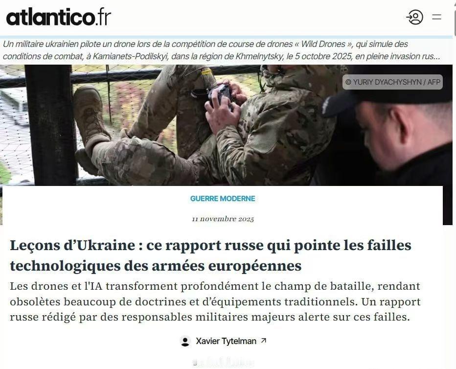 西媒Atlantico发布了一份对俄罗斯非公开分析报告的解读, 该报告阐述了20
