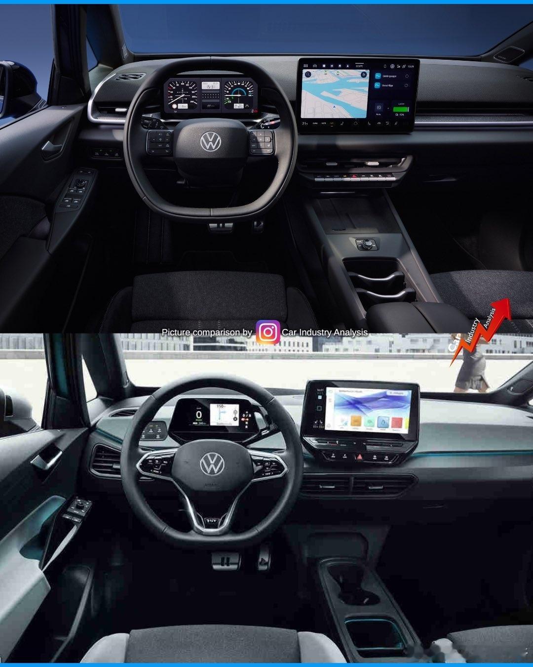 大众 ID.3 这次改款，最值得聊的还是内饰的变化实体按键全面回归，新增后排独立