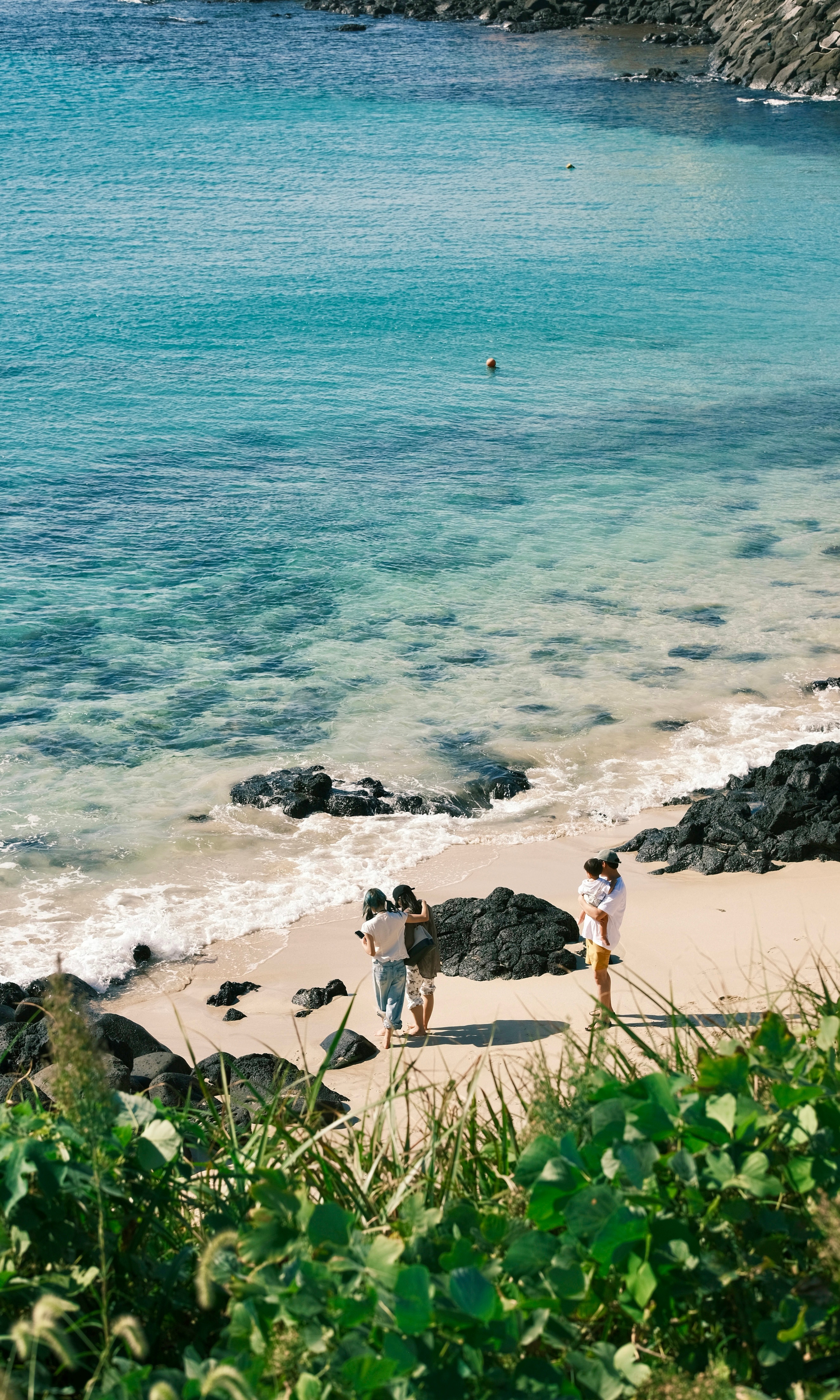 “用富士拍的夏日海边” 