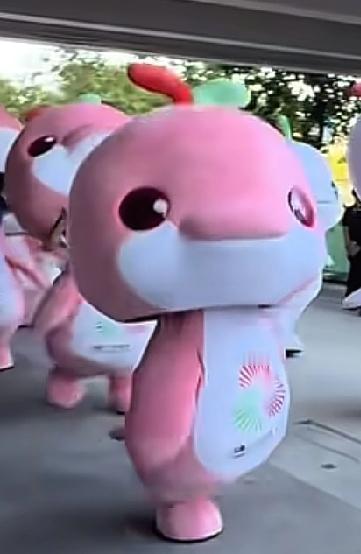 全运会吉祥物“活力大湾鸡”，真的漂亮还可爱，甚至非常调皮


右边是一家在广东的