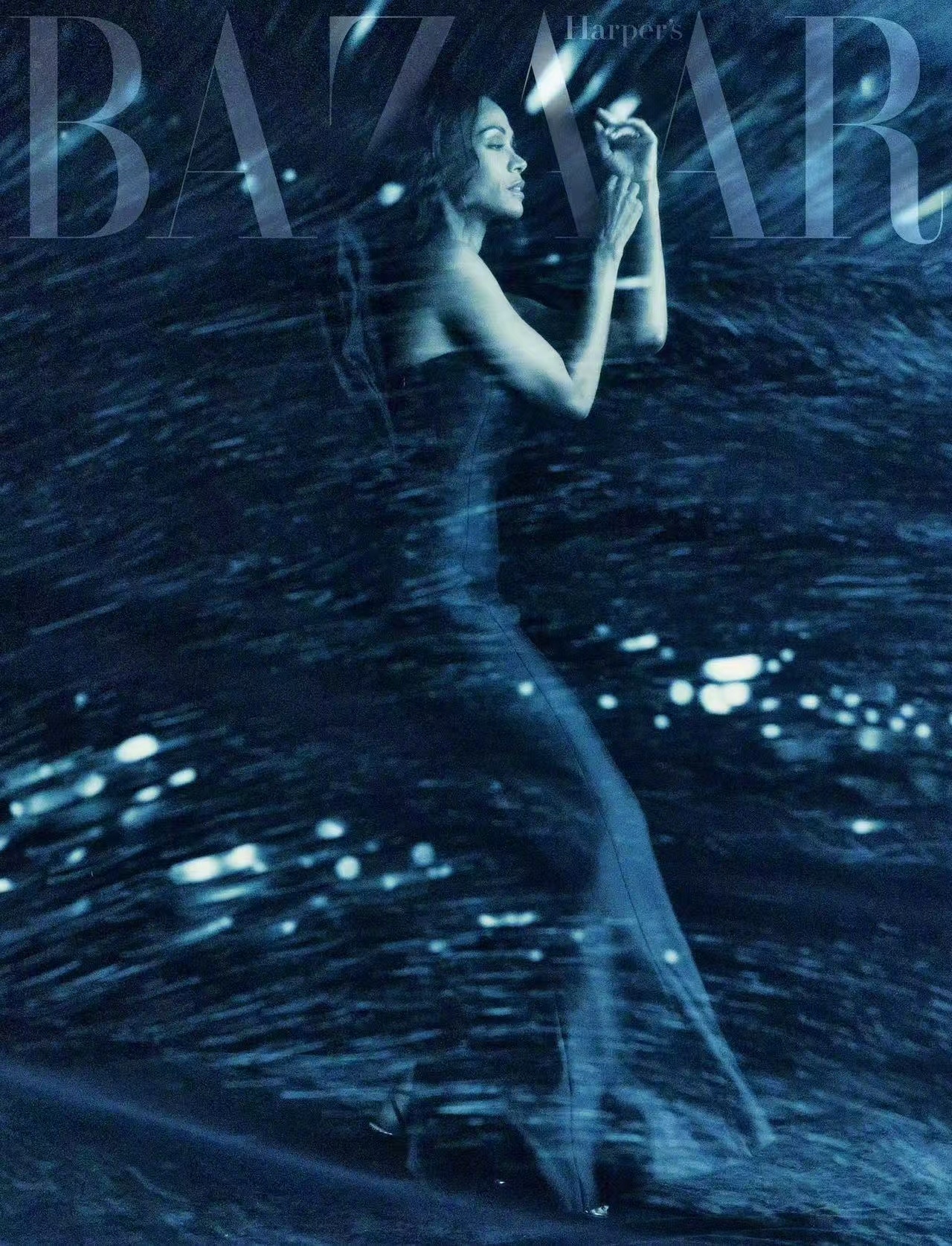 时尚芭莎十二月刊封面预告 来自芭莎的新惊喜 ，为宣传新作《阿凡达：火与烬》 ，主