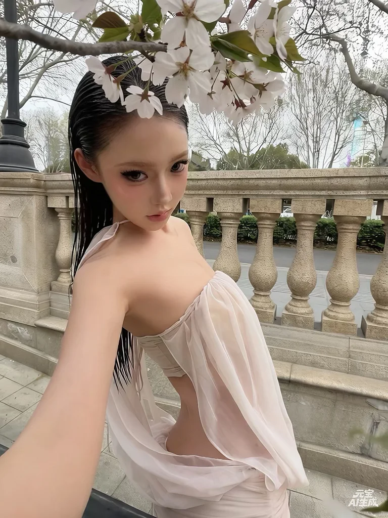 湿发造型被我装到了