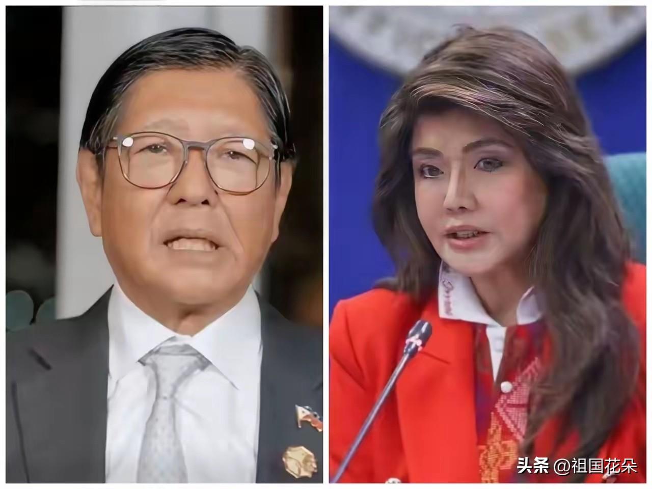 马科斯是真的怕了，他打算延长三年总统任期以自保。
​马科斯的亲姐姐、参议员伊梅1