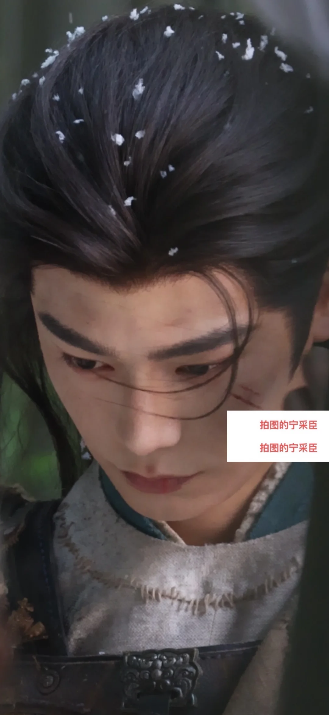 丁禹兮 披发