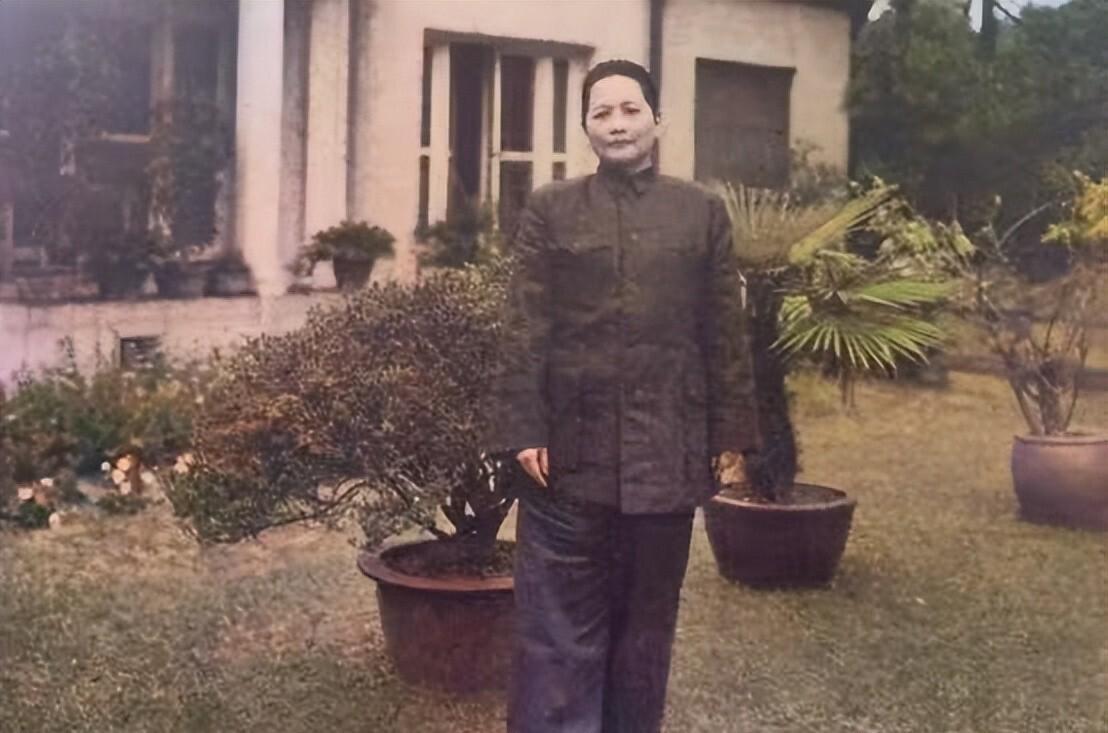 分享一张非常好看的照片建国之初，宋庆龄副主席身穿中山装的一张照片，美的不可言喻！