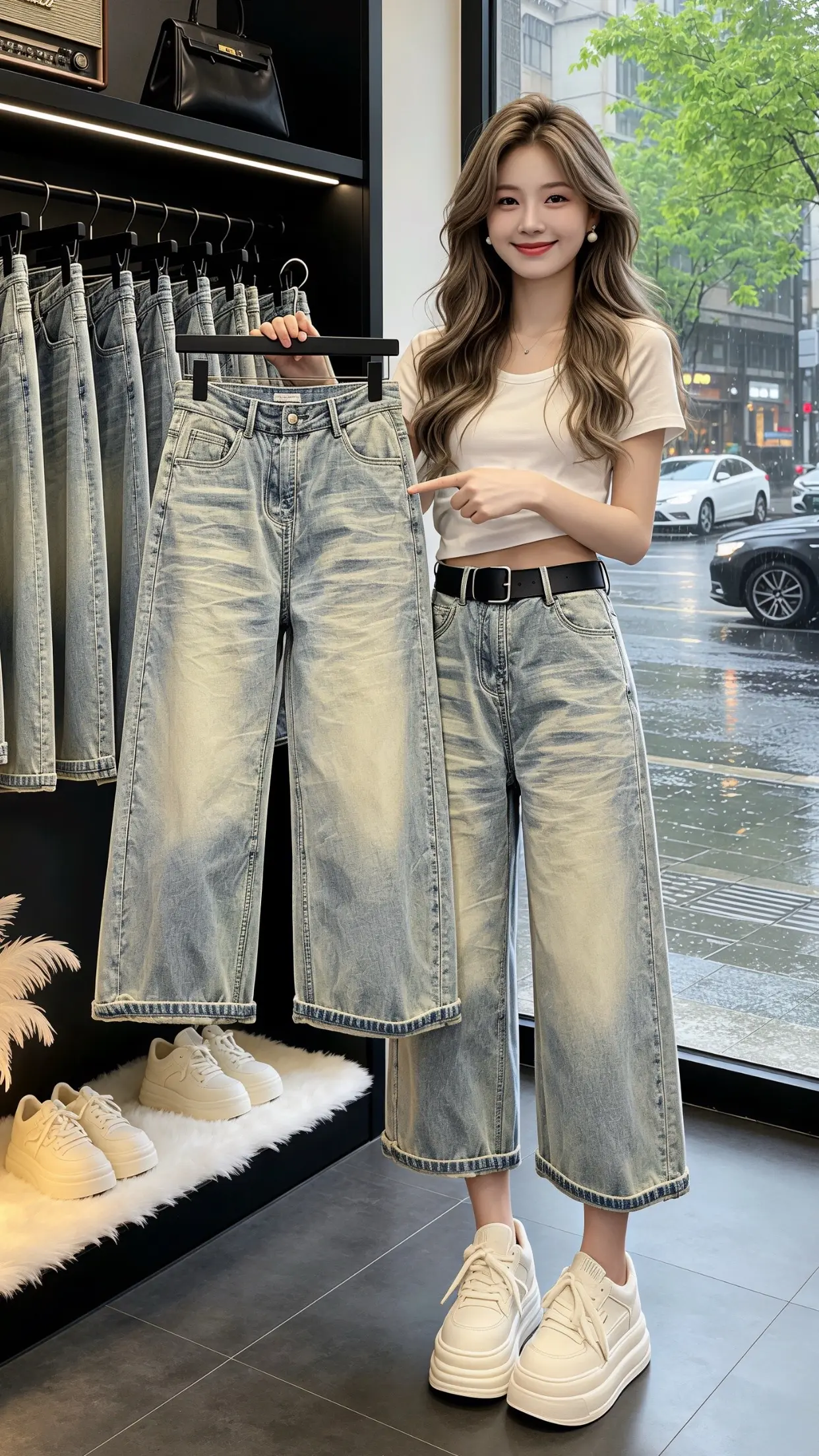 怎么将牛仔裤穿出高级感 梨型身材必入牛仔裤 一眼就心动的夏季穿搭 穿出...