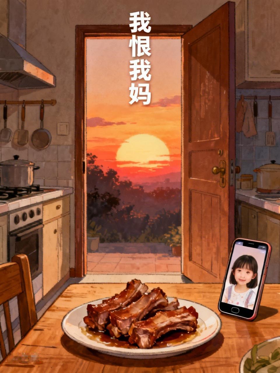 “我恨我妈。”女儿摔门走了。
她嫌我管太多。
做饭要管。穿衣要管。嫁人也要管。