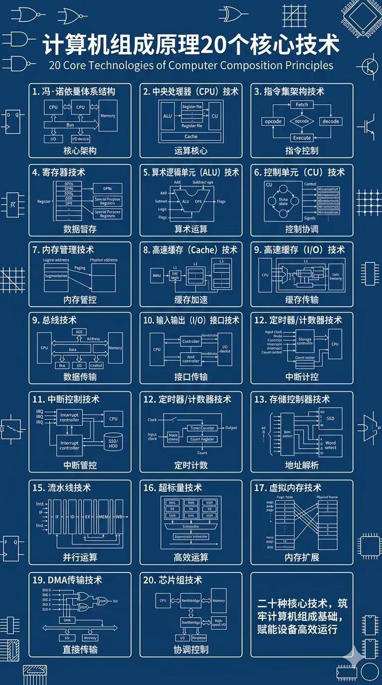 计算机组成原理20个核心技术。计算机组成原理20个核心技术 计算机 计算机组成原