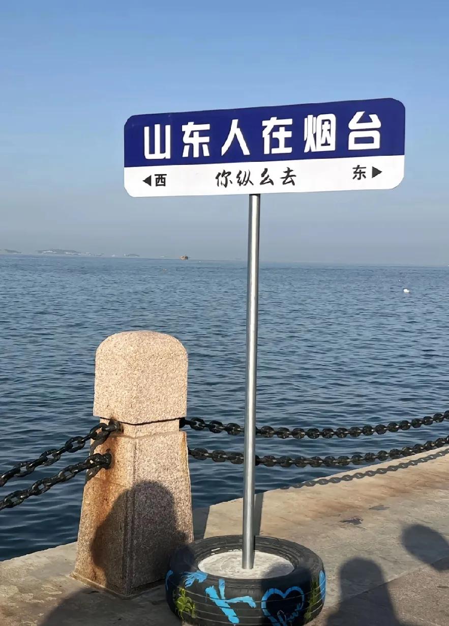烟台也有一颗直辖的心？
最近烟台在海边搞了些牌子，供游客打卡，比如哪个省在烟台，
