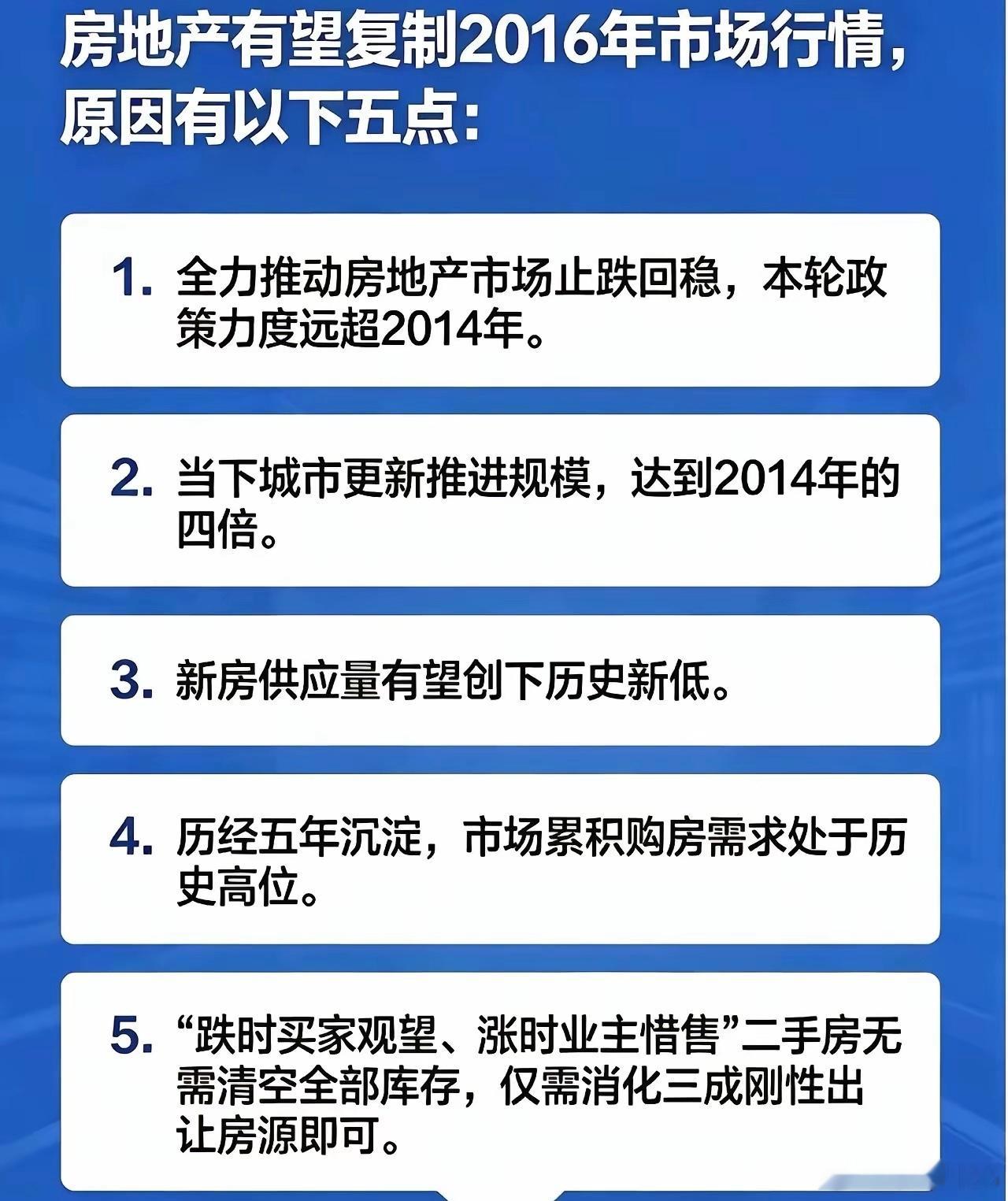 涨回来是必然的，只是时间问题和地域问题。几个一线城市可能几年没就会回来，其他二线