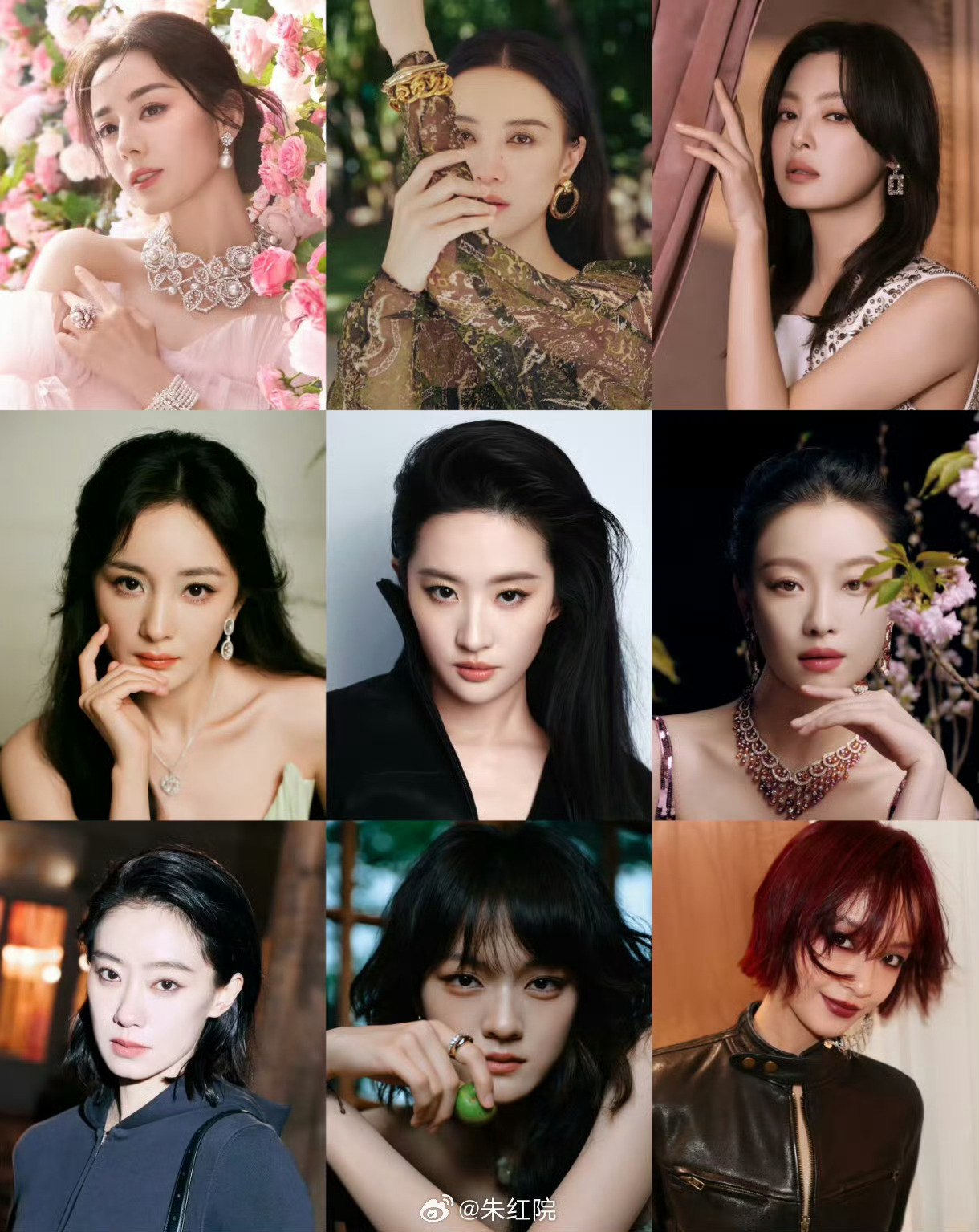 Vogue金九群封阵容80：宋佳85：刘亦菲、杨幂、倪妮、辛芷蕾、张小斐、马思纯