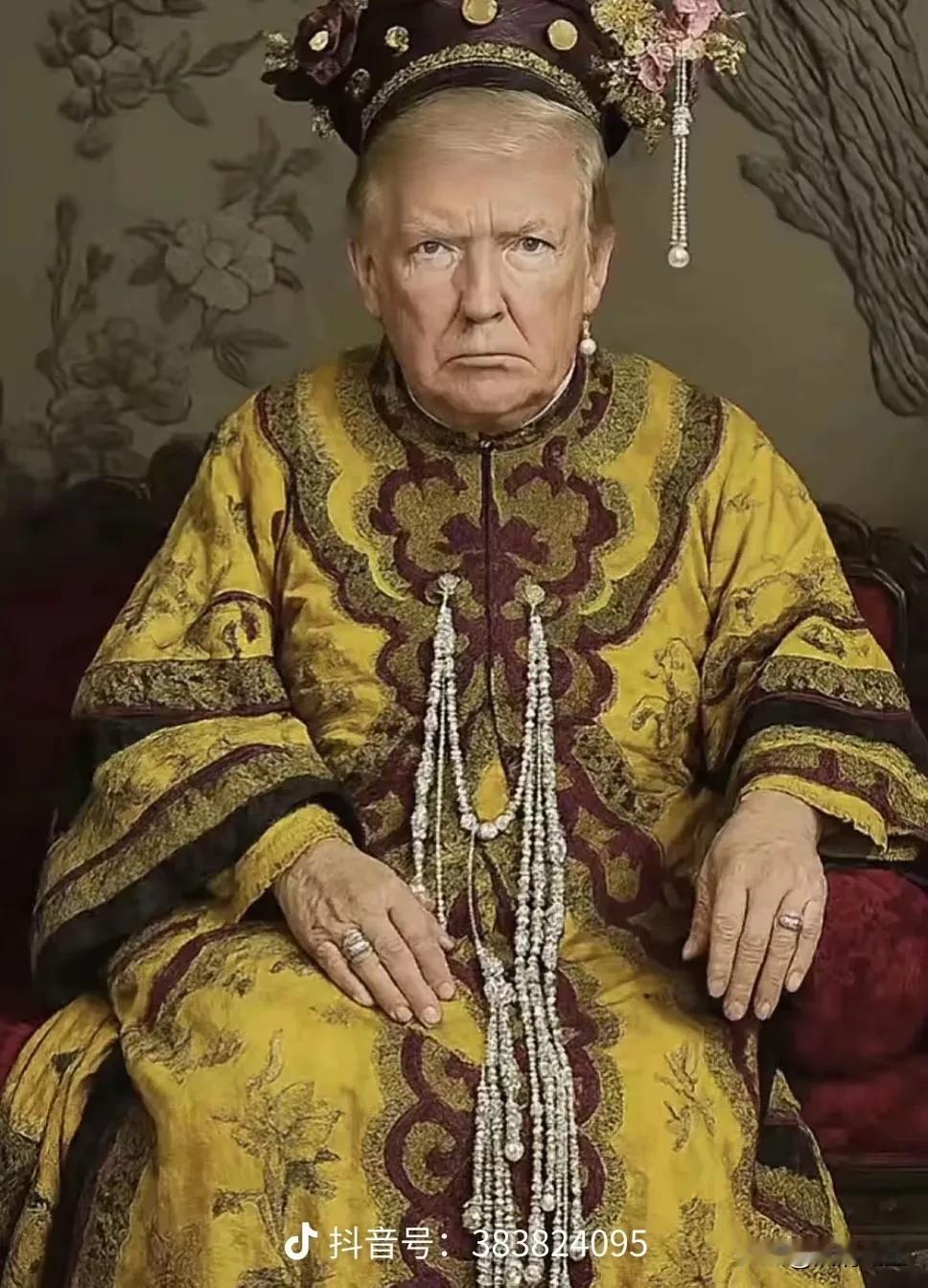 刚看到一个说法，说特朗普拿的是慈禧i
的剧本。

朝堂停摆，拖欠军饷，毒品泛滥，