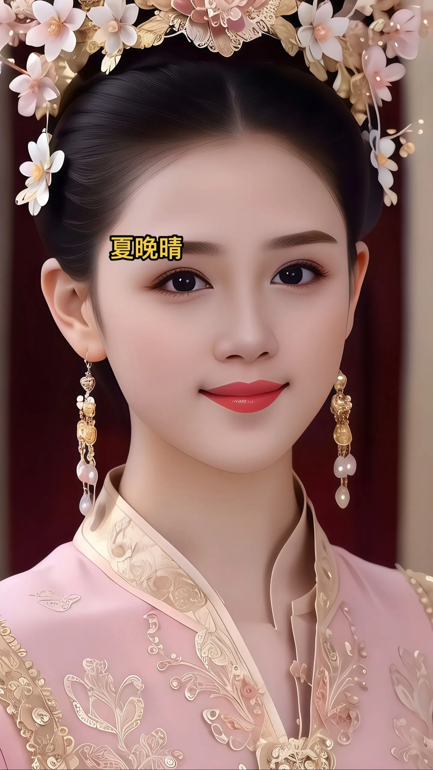 古风新娘 凤冠霞帔 中式新娘造型 中式嫁衣