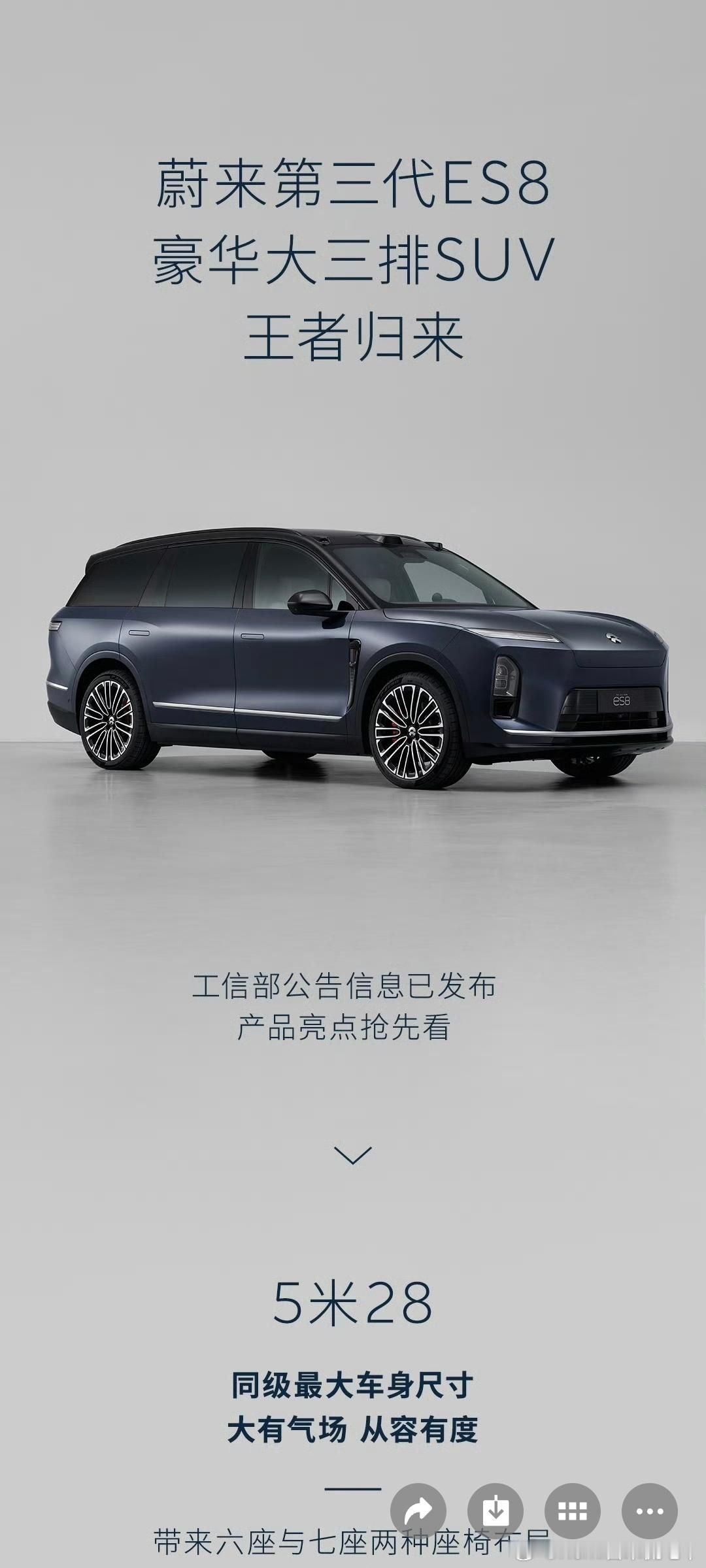 官方宣发图来了，王者归来蔚来汽车[超话] ​​​