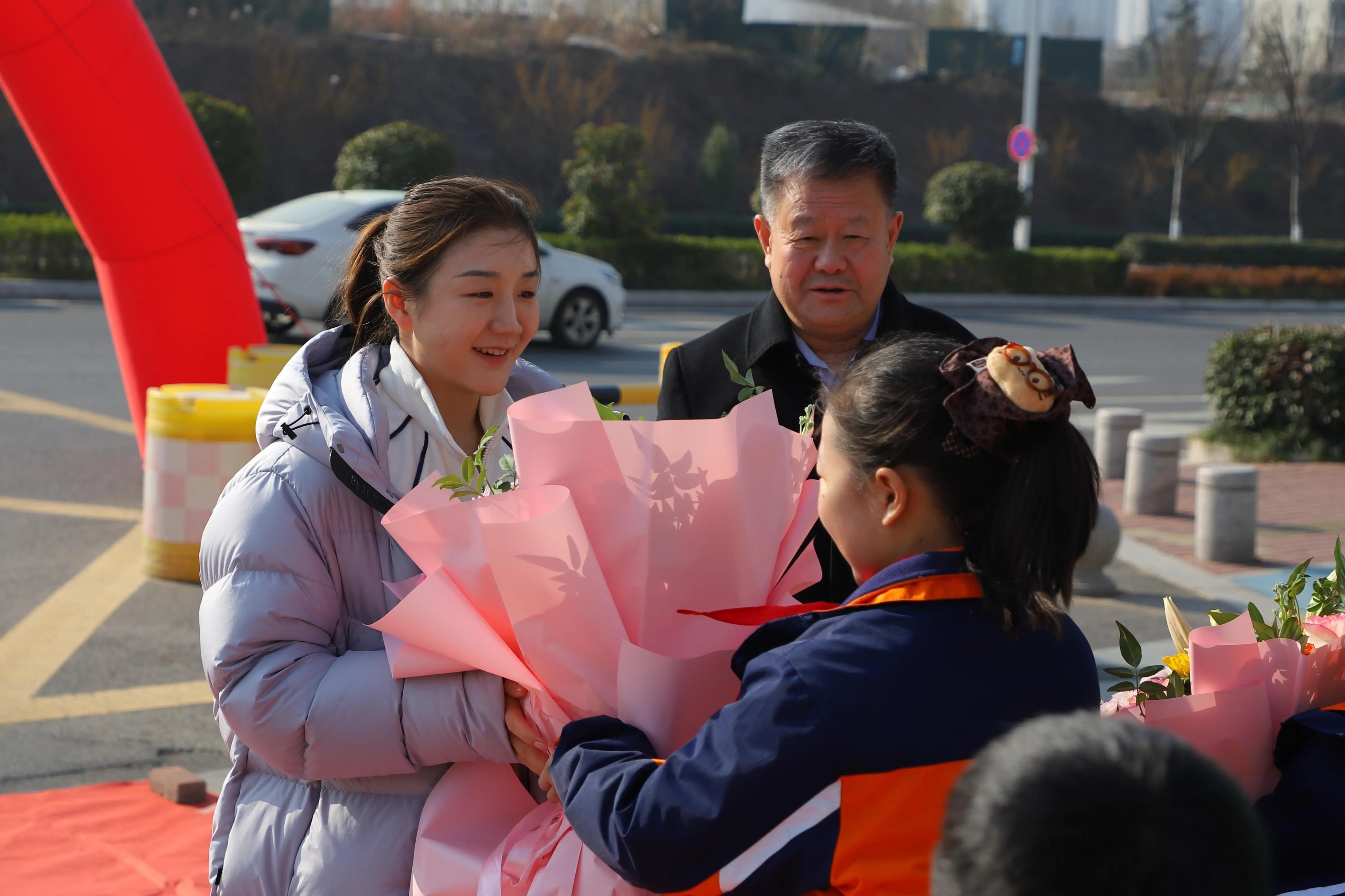 欢迎陈梦校长“载誉回家”✌🏻陈梦陈梦表彰大会站c位
