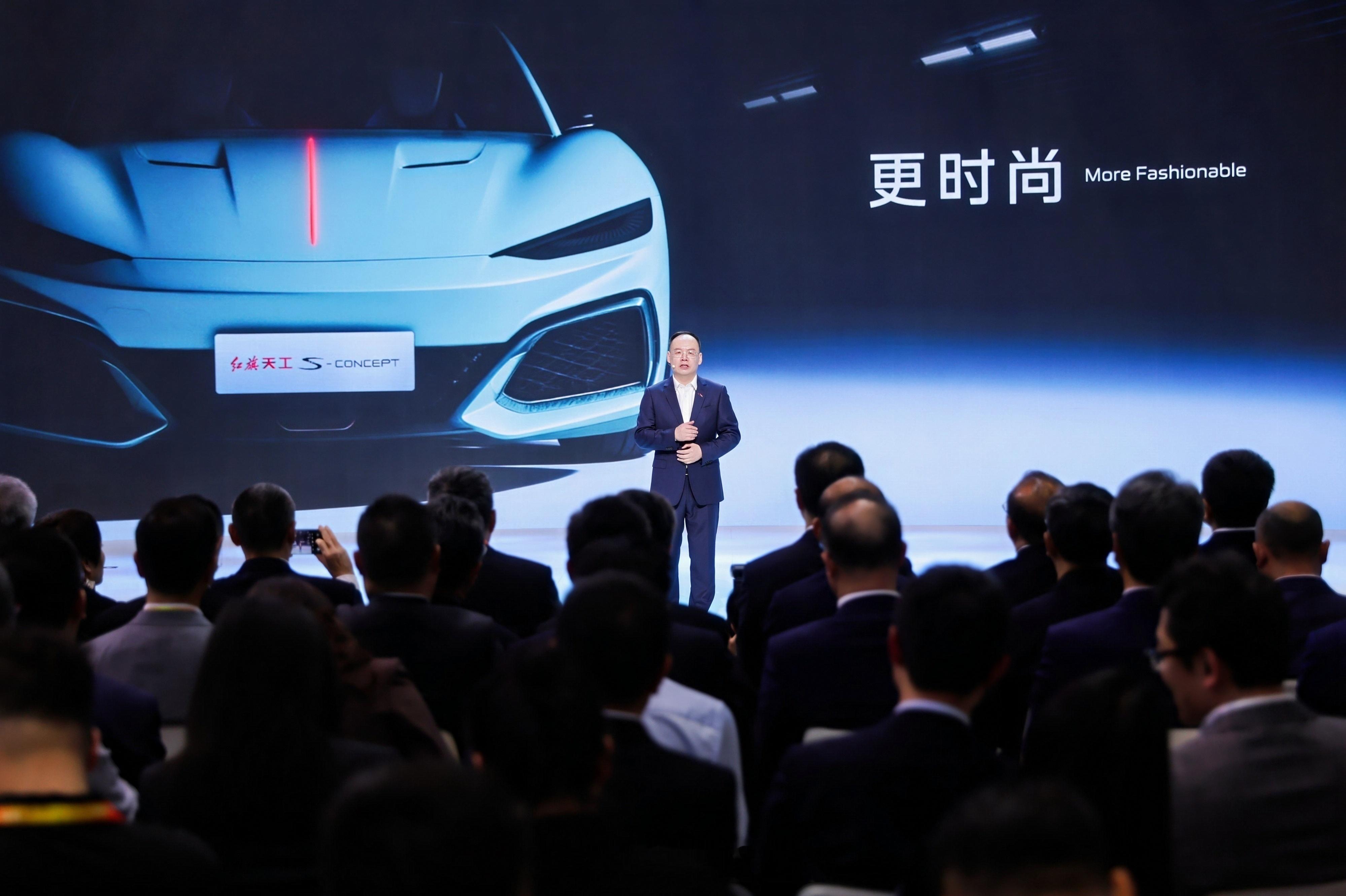 国产车崛起2026旗声创未来2026北京车展 红旗展台又给我们带来了一场震撼的东