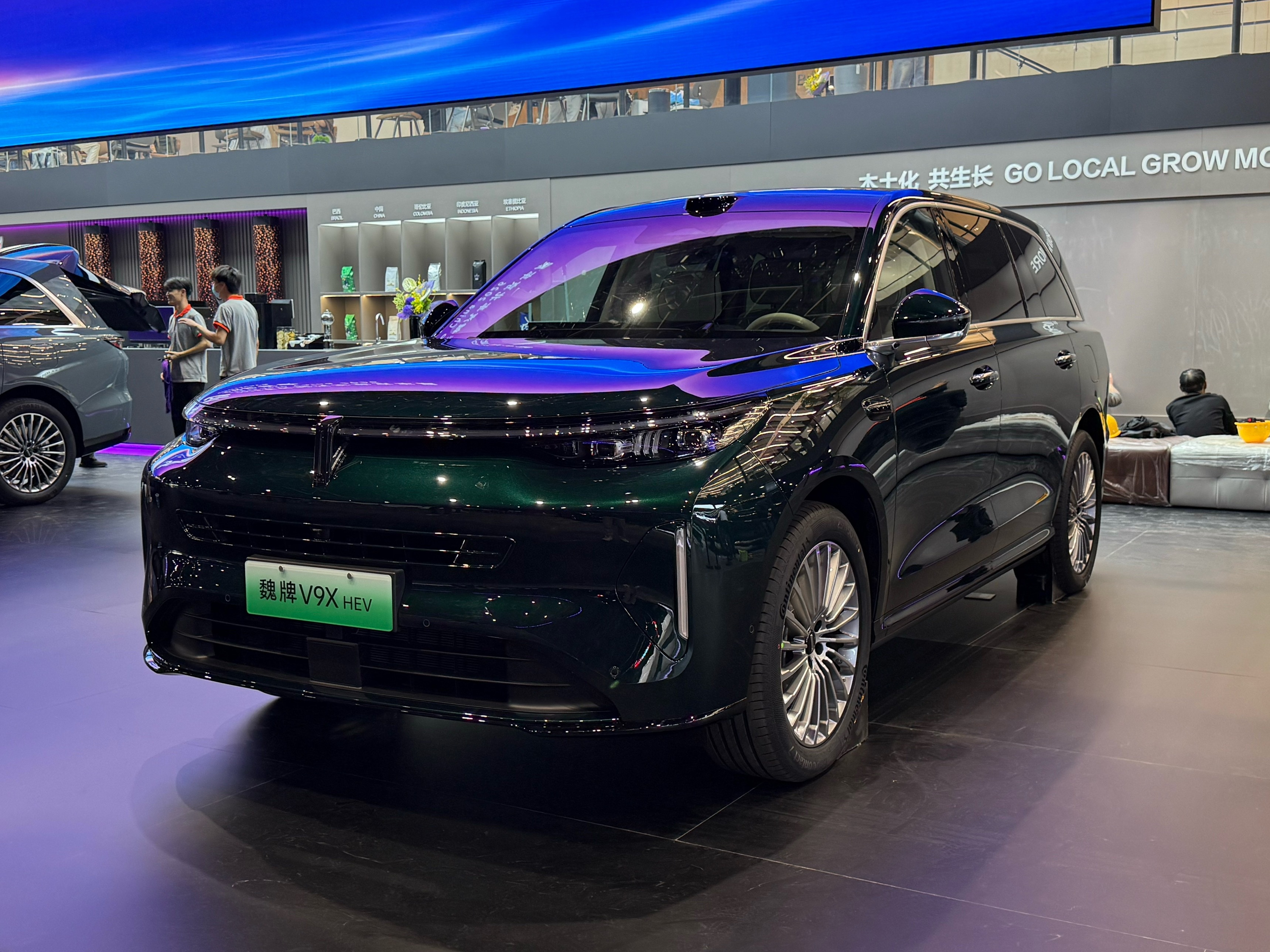 魏牌V9X Hi4HEV版本亮相2026北京车展魏牌v9x我与汽车的日常