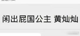 张萌给黄灿灿备注闲出屁国公主黄灿灿问张萌上浪姐压力大吗很难不好奇黄灿灿看到这个备