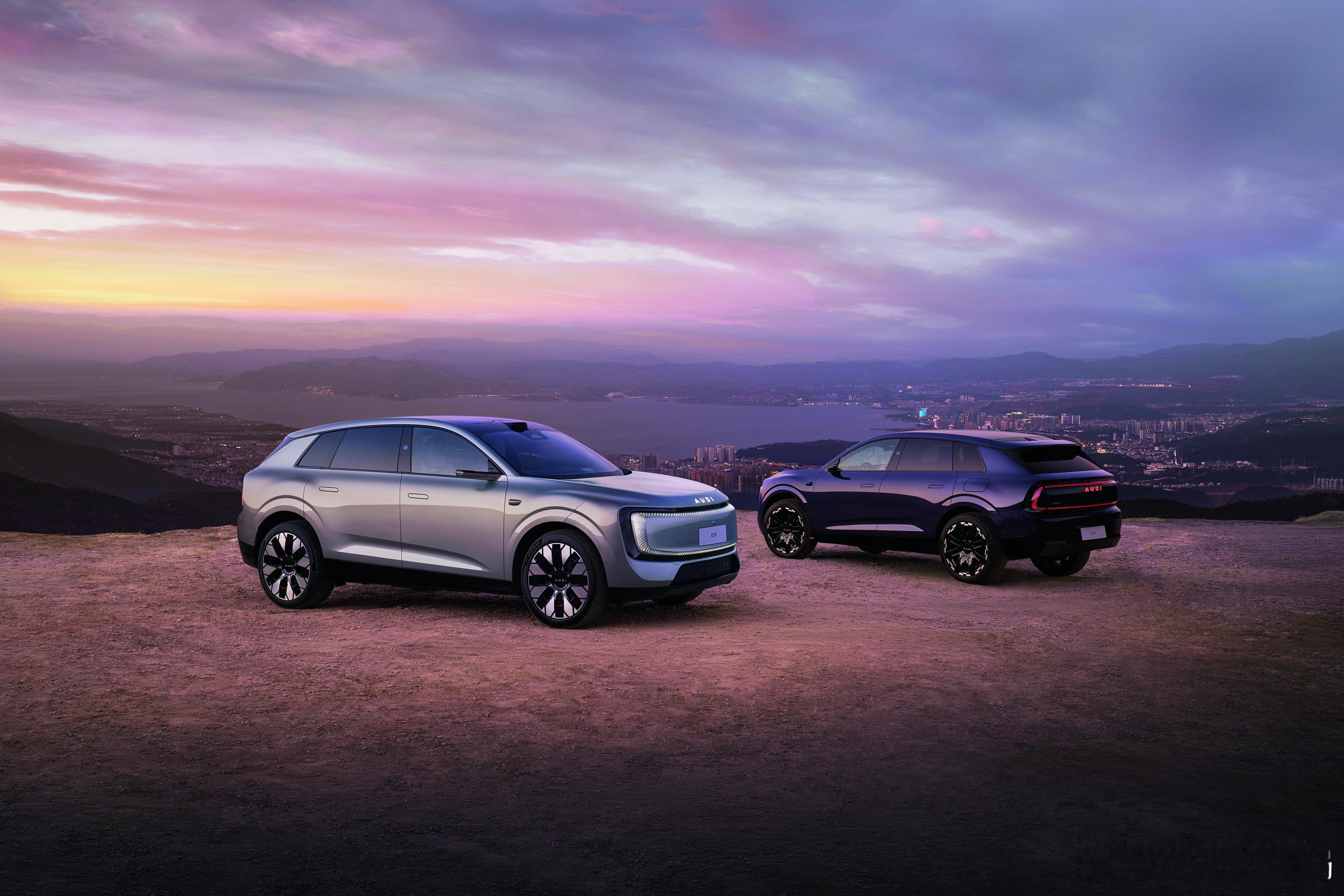 奥迪E7X原创才是设计印象最深的还是前后灯组，辨识度实在是太高了 