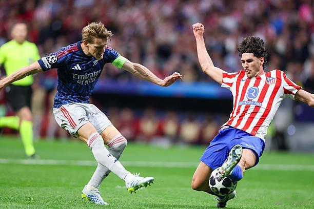 马竞vs阿森纳 这个上半场，马竞和阿森纳谁也没蹲坑，踢得挺开放的，就是他们这俩队