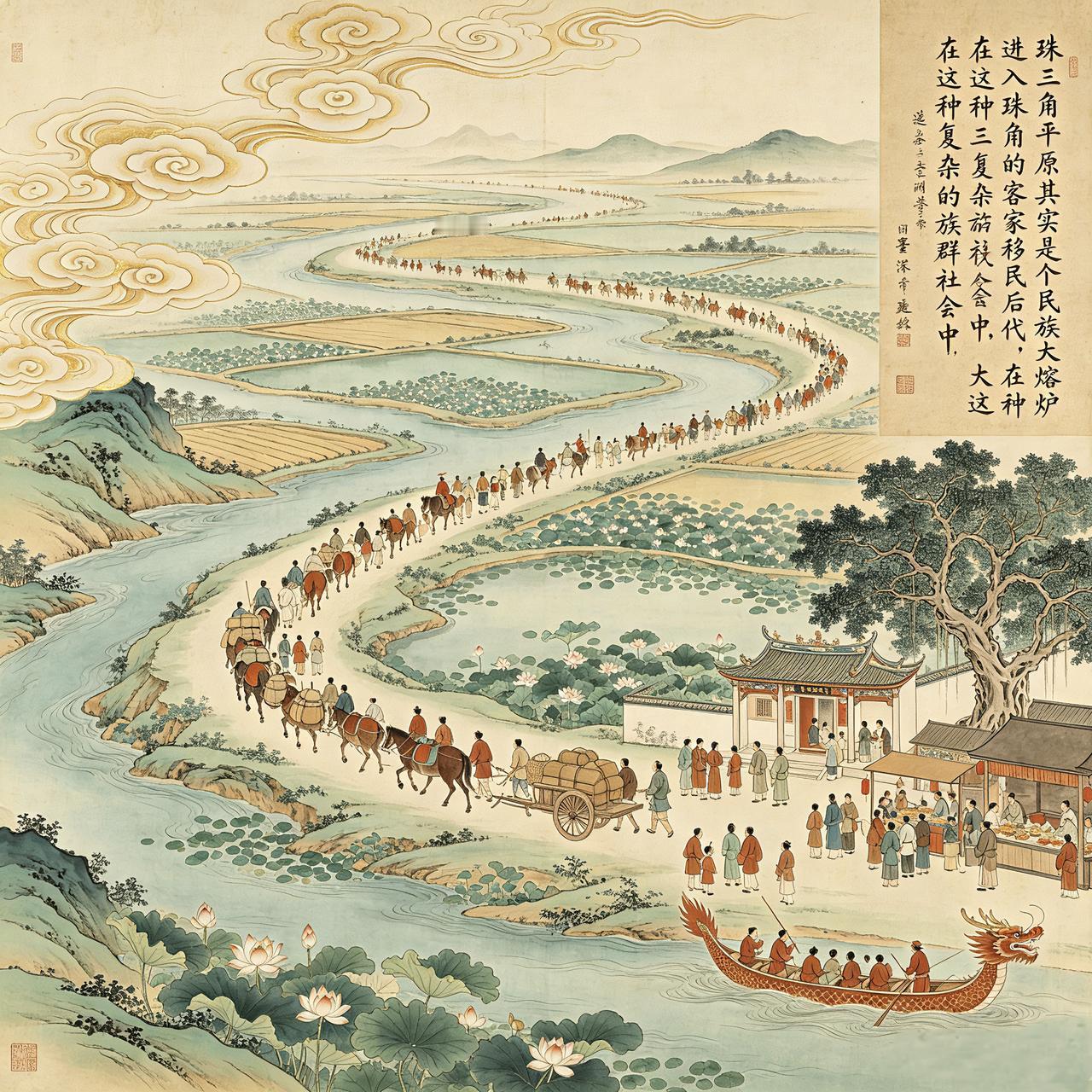 宋朝珠玑巷移民，带入的宋朝官话--河南开封话，多是保留在了客家话当中。
但进入珠