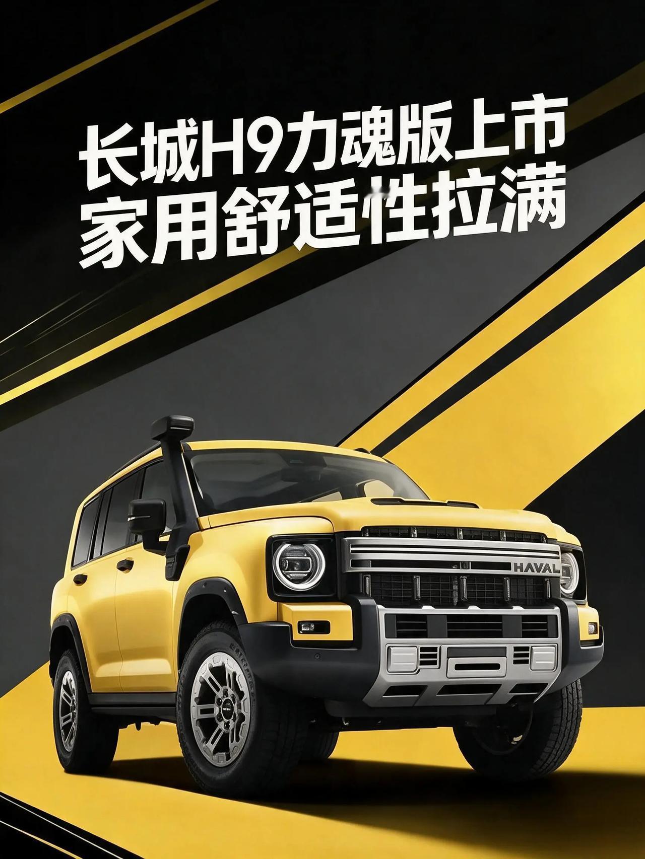 8月24日，长城H9力魂版正式上市，官方指导价23.99‑25.79万元，叠加多