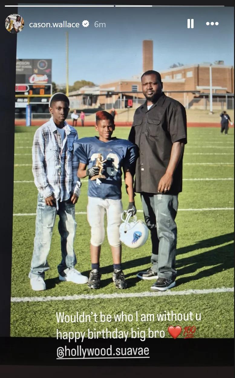 卡森华莱士祝哥哥基顿生日快乐！掘金vs雷霆雷霆