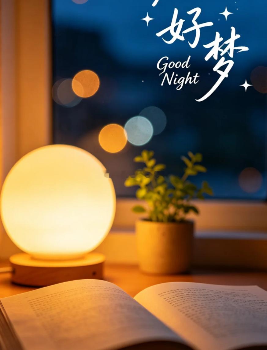 放下白天的疲惫与焦虑，和所有烦恼轻轻和解。人生不必急于求成，慢慢来也是一种底气，