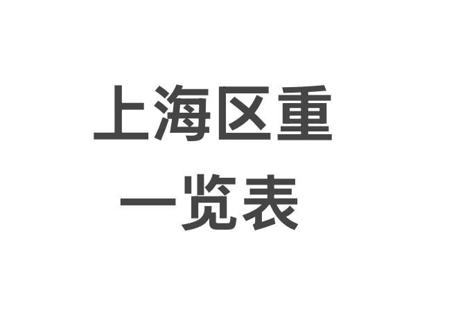 上海16区93所