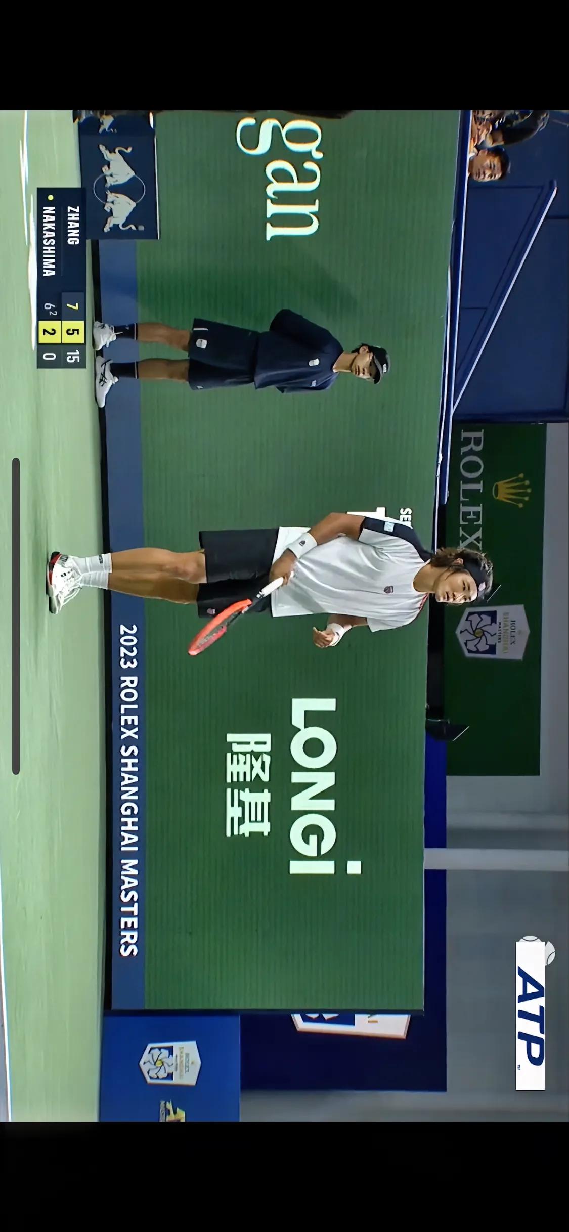 网球有約｜#2023上海大师赛# 单打第三轮
中国一哥张之臻🇨🇳以7-6（2