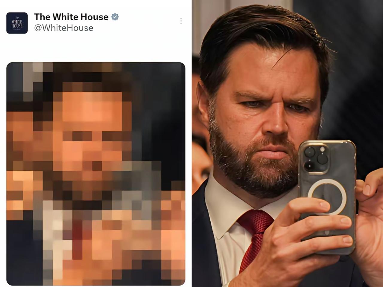 白宫主页出现莫名其妙发布的端倪初现？
      连续两天，白宫网站主页上出现莫