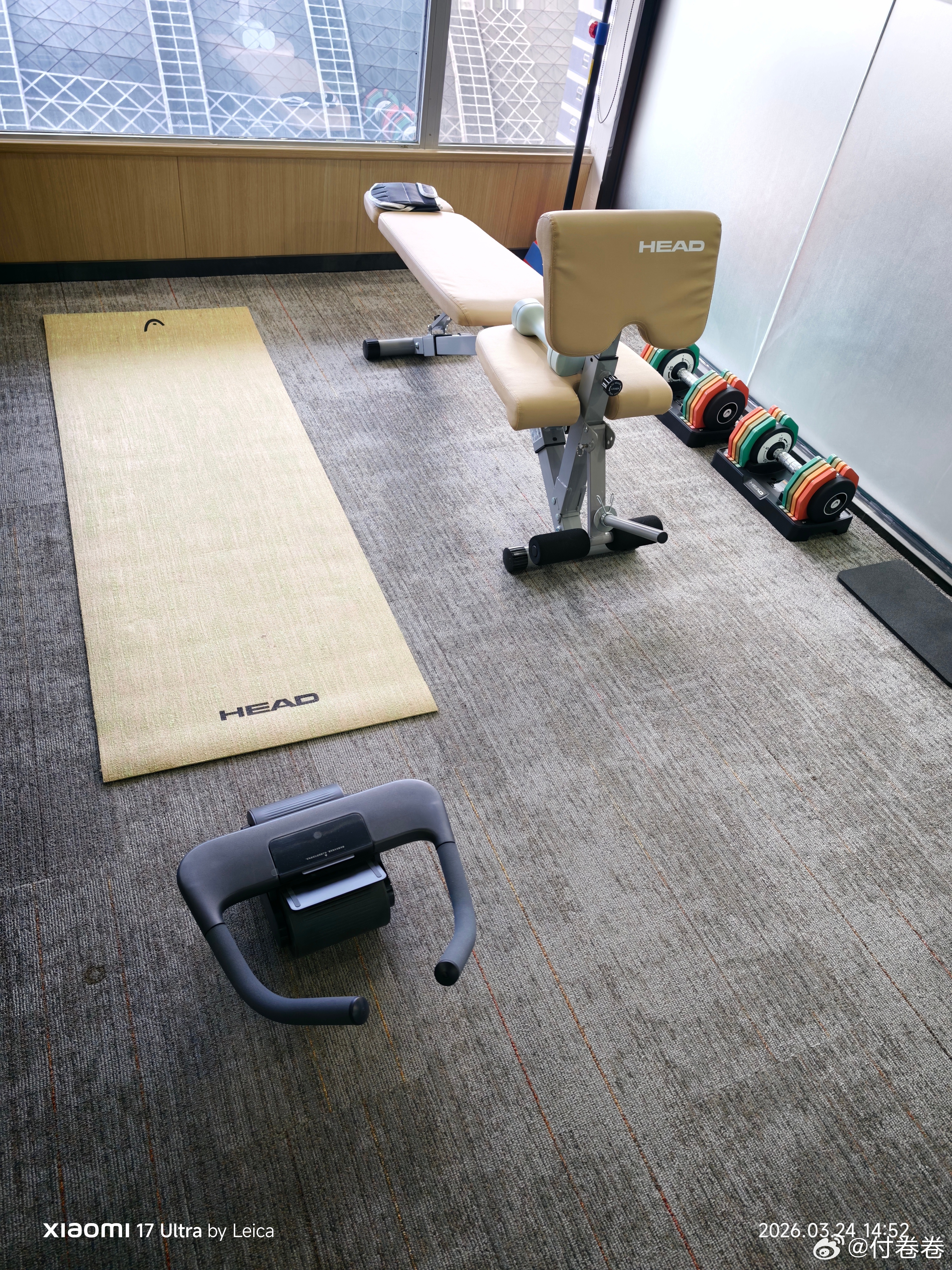 2026年第六次健身打卡，再说一遍小米这个健腹轮真的太好用了健身打卡我的日常pl