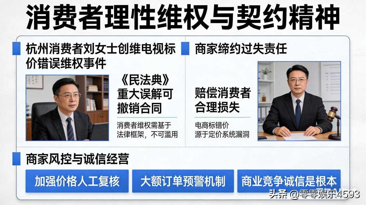 杭州消费者刘女士以 349 元下单 75 寸创维电视，商家发现标价错误后愿补偿 