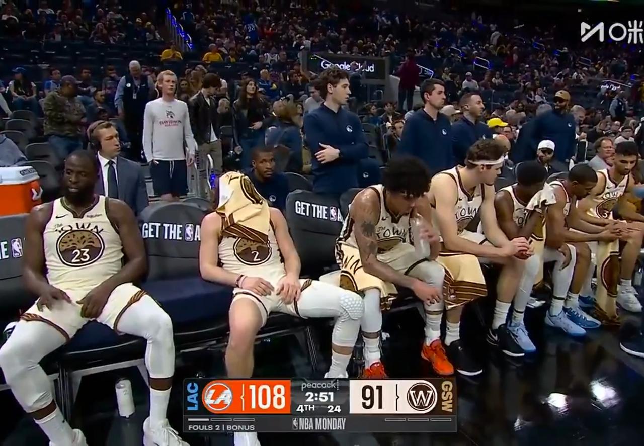 勇士101-114快船
本场比赛，对双方的重要性不言而喻，可惜勇士上半场最大领先