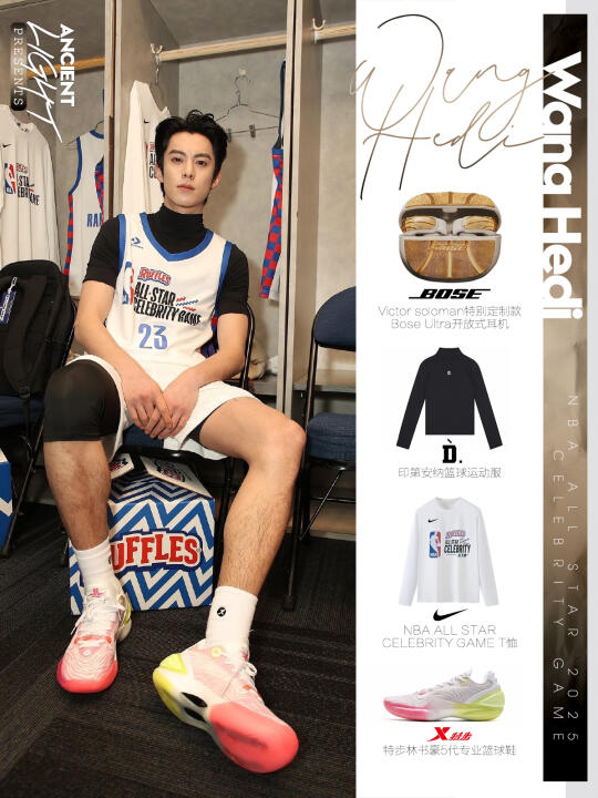 王鹤棣球场荷尔蒙本体 🏀二次征战NBA大放异彩的传奇男子‼️ 球场场...