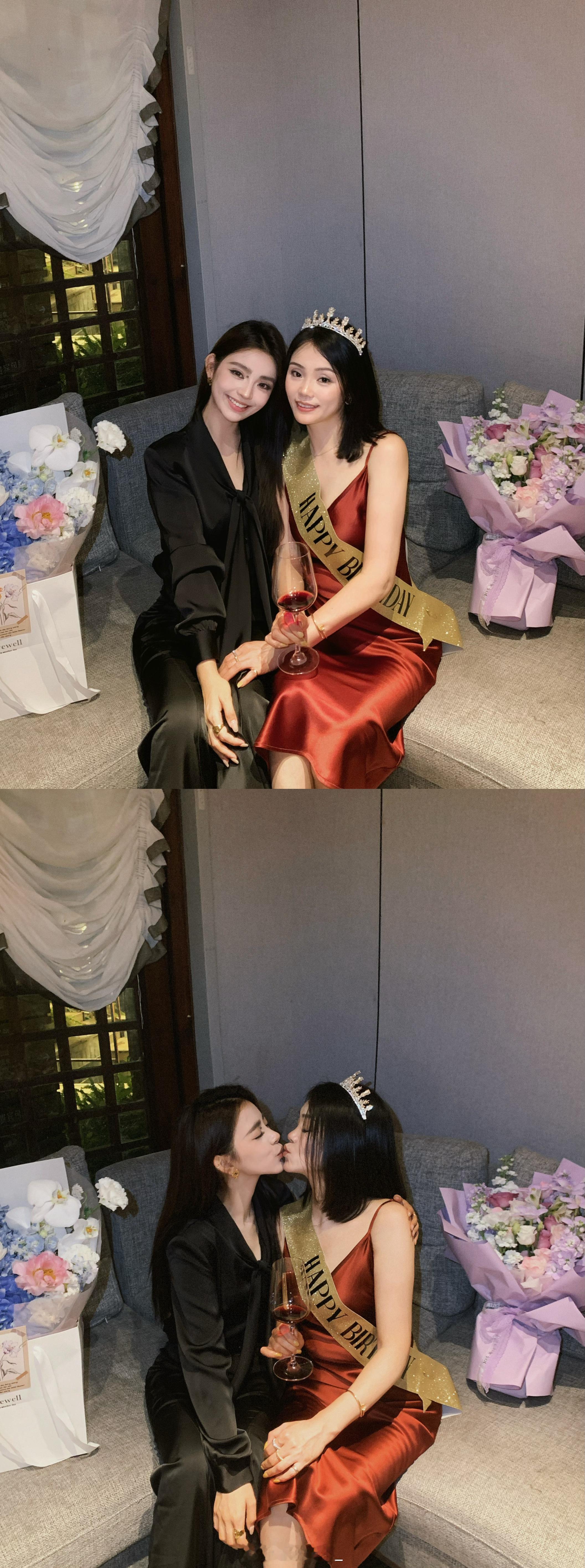 来啦 家人们～那天播完就闪现成都给代姐过生日咯哈哈哈 短暂的陪伴了一下 不过也很