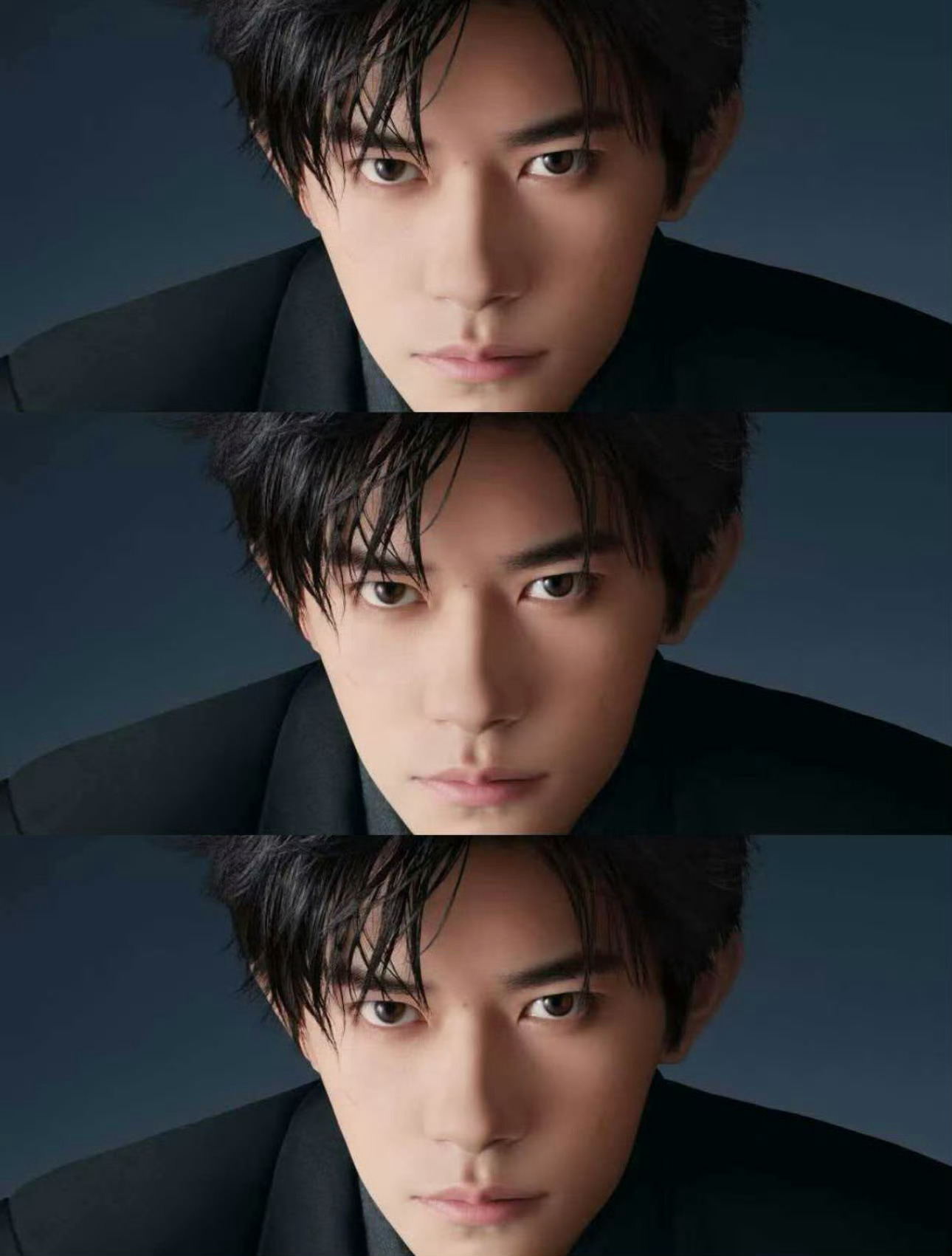 易烊千玺 别回头别停留往前走易烊千玺这眼神真的自带杀伤力啊身穿All Black