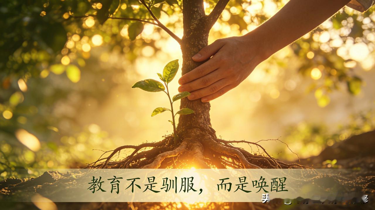 教育不是驯服，而是唤醒
 
多少父母在育儿路上，都忙着扮演“修理工”的角色。孩子