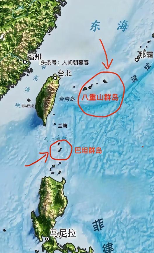 可以考虑收回八重山群岛和巴坦群岛了！ 
 
大陆海警在台湾以东巡逻，最近遇到点麻