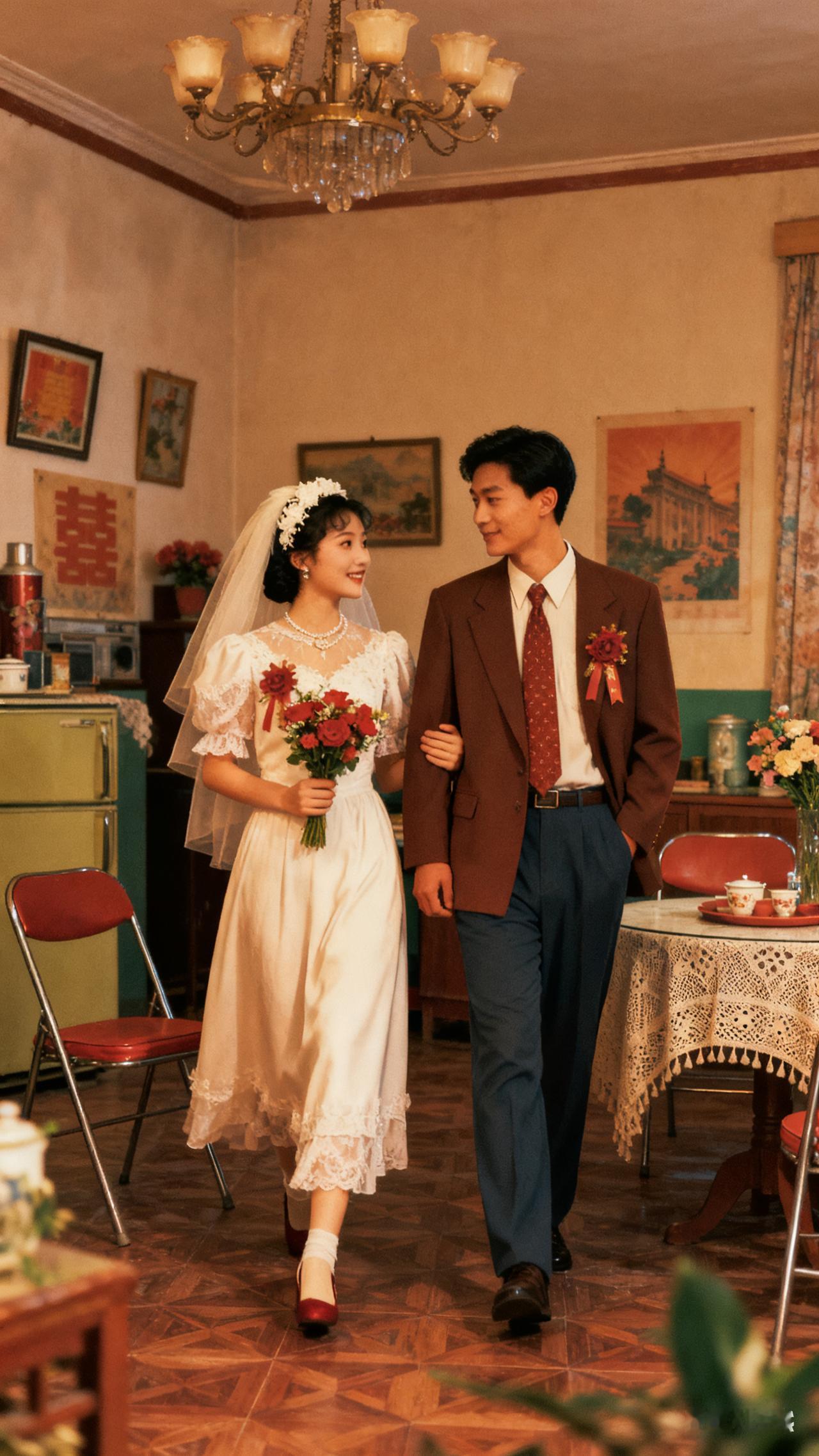 60后，70后，哪怕兜里空空，借钱借家电借三件套都要把婚结了。

大家就觉得年龄
