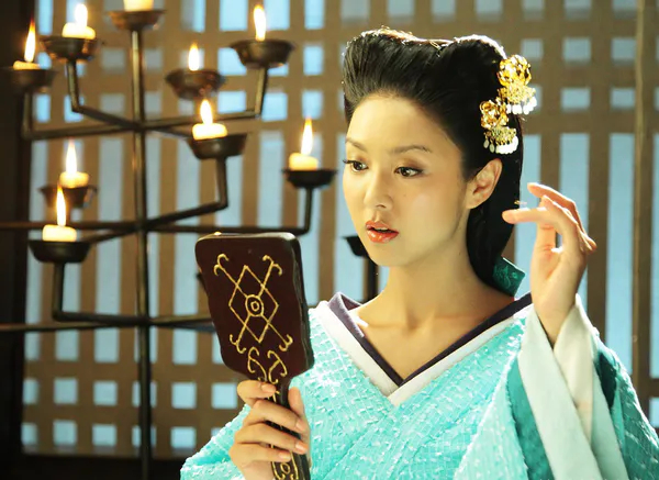 110303 薛凯琪 《画皮》小唯☽ 狐妖-狐狸尖尖头+露肩汉制+公主切+头纱▷