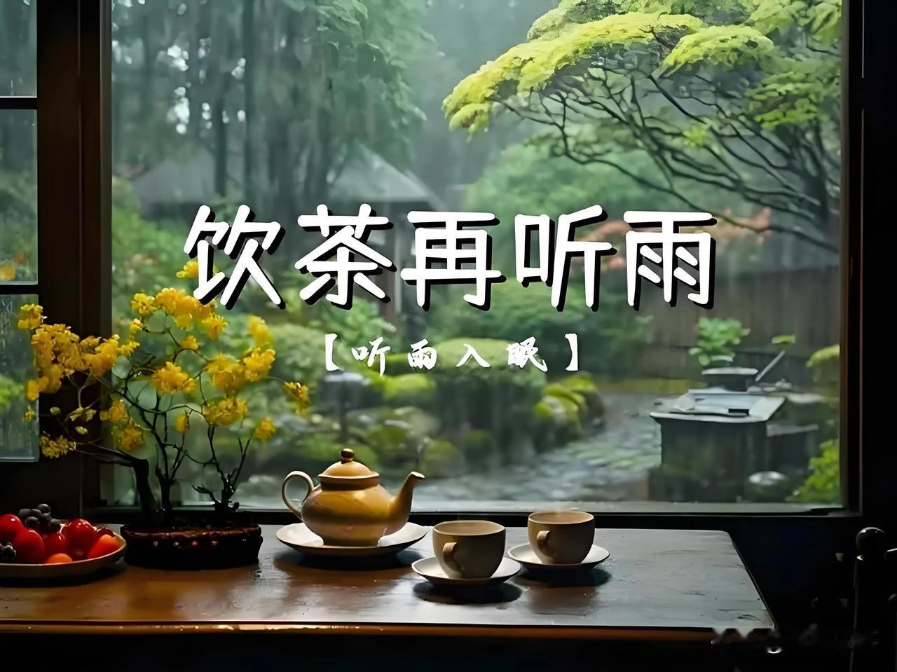 #上联半盏清茶听夜雨，诚邀下联#几行淡墨写秋声
