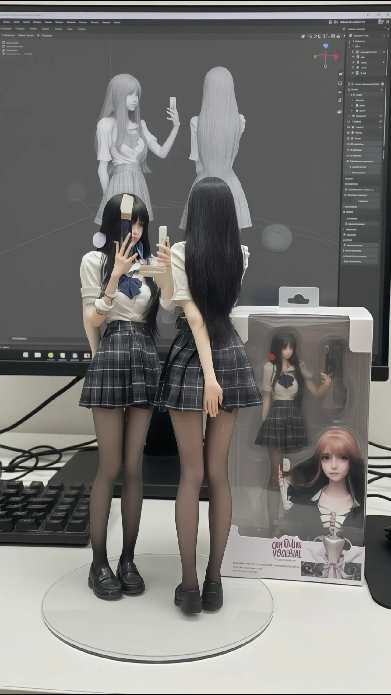 真人手办ᗜ 𖥦 ᗜ。