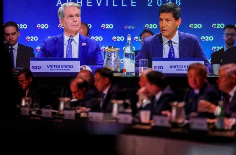 二十国集团（G20）财长和央行行长会议周二（1日）在美国北卡罗来纳州阿什维尔（A