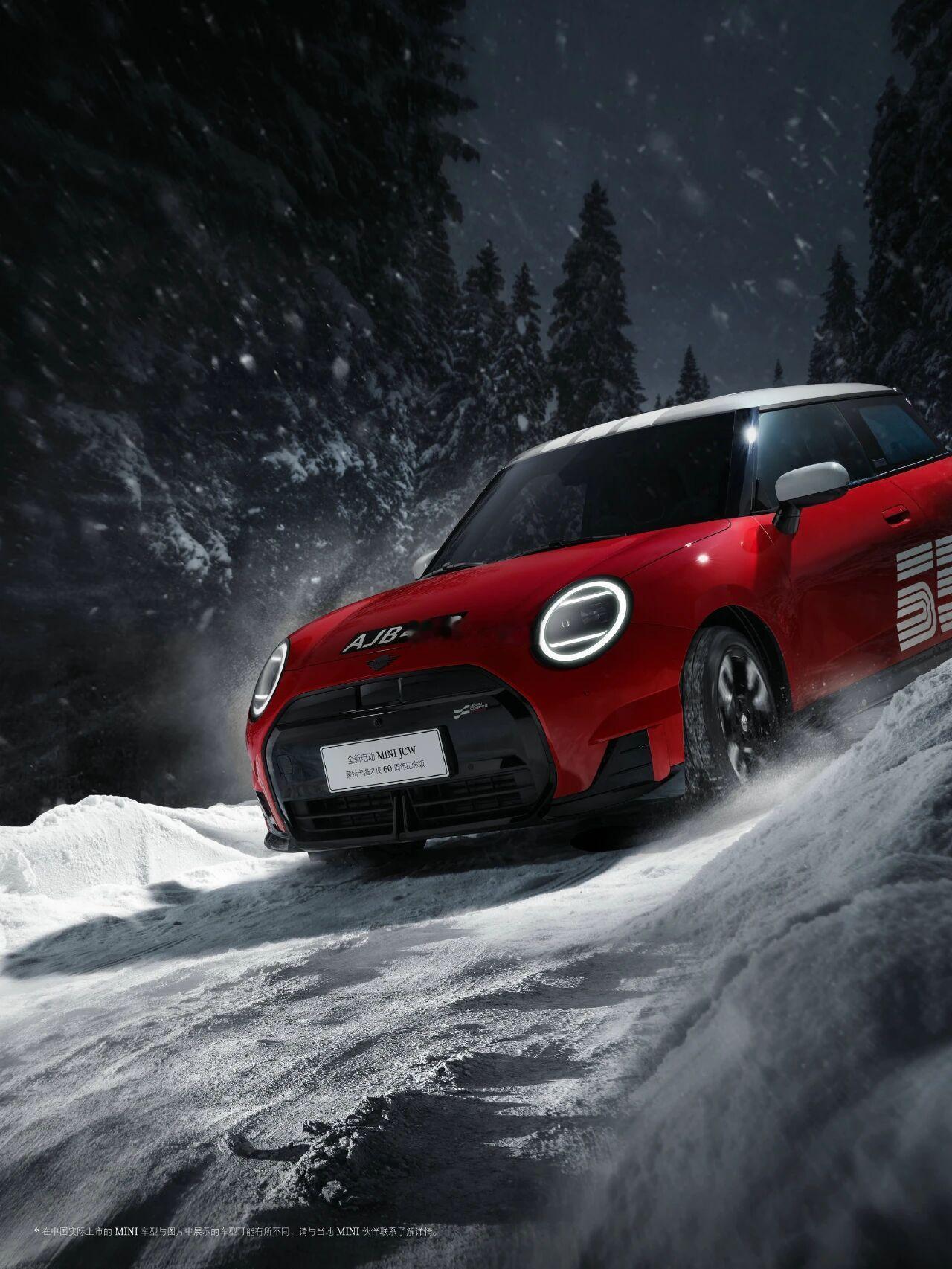1965年，阿尔卑斯山的暴风雪中，52号Mini Cooper S以唯一零罚分的