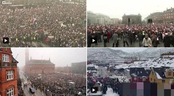 特朗普继续夺取格陵兰岛，制裁欧洲八国

1月17日，丹麦和格陵兰民众抗议特朗普吞