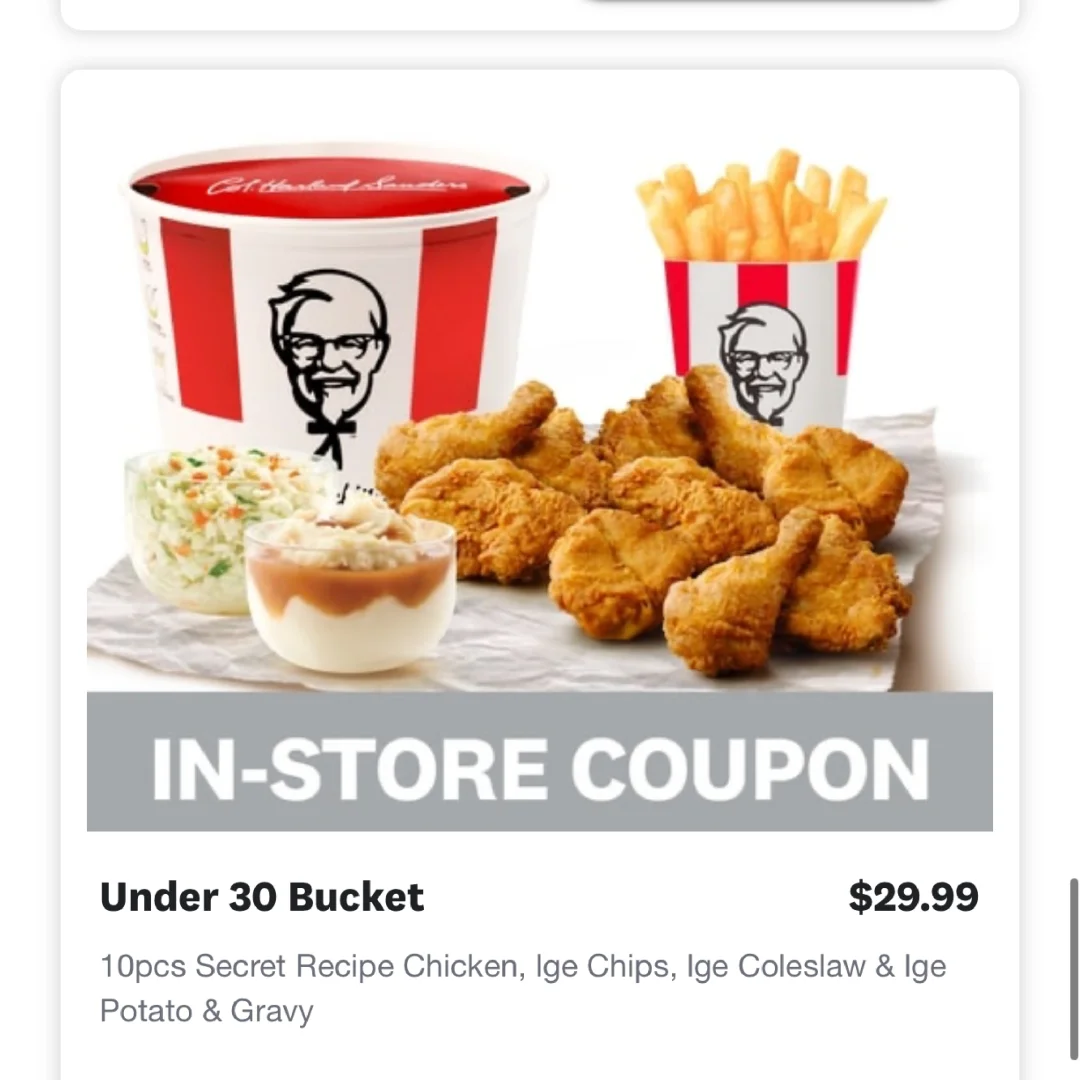 🇳🇿纽村KFC上新优惠 超值29.99全家桶