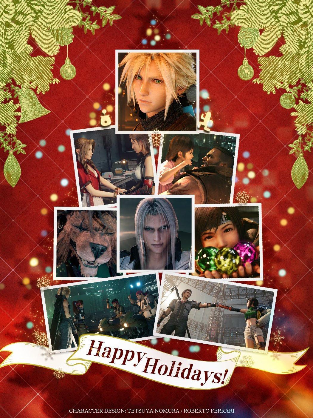 一些游戏官方发布的圣诞贺图。游戏趣图